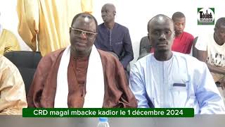 CRD Préparation Magal Mbacke Kadior Prévu le Dimanche 01 Décembre 2024 [upl. by Nysila392]