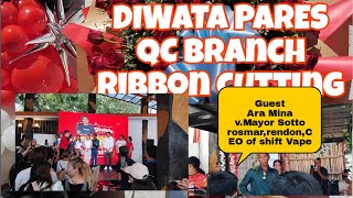 DIWATA PARES QC Branch Grand opening Cutting Ribbon TV5 station andto Ganda ni diwata ngayun [upl. by Erving]