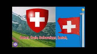 The national anthem of SwitzerlandSchweizerpsalmCantique suisseSalmo svizzeroPsalm svizzer [upl. by Eelek]