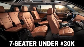 3Row SUVs and Crossovers Affordably Priced Under 30000 [upl. by Mcgannon449]