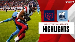 CFL WEEK 17 Toronto Argonauts vs Montreal Alouettes FULL HIGHLIGHTS [upl. by Repsihw]