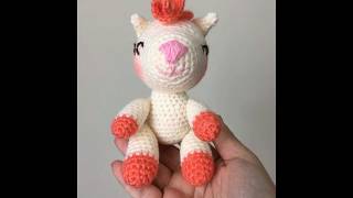 Unicórnio  Amigurumi Tutorial parte 68 [upl. by Brigg]