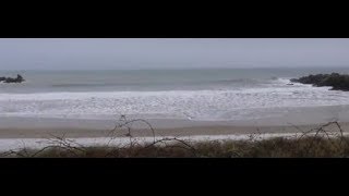 Snowy Stroove Beach Inishowen HeadDunagree Pt Donegal [upl. by Ademordna534]