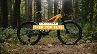 Trek Top Fuel 99 XX1 AXS  Bike Review [upl. by Alfy]