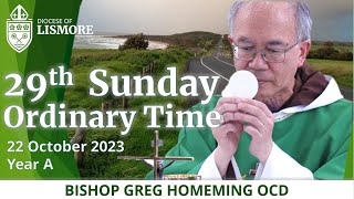 Catholic Mass Today 29th Sunday Ordinary Time 22 October 2023 Bishop Greg Homeming Lismore Australia [upl. by Kristianson777]