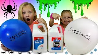 1 GALLON OF ELMERS GLUE ALL VS 1 GALLON OF ELMERS SCHOOL GLUE  DIY Giant Slime [upl. by Darom804]