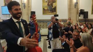 Antoñito Molina canta por Ecos del Rocío en su reconocimiento como Urta de Oro 2023 [upl. by Sinaj]