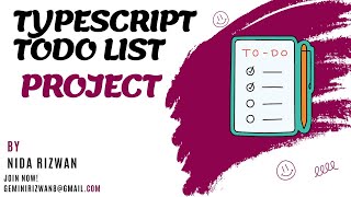 Typescript project for beginners  typescript to Javascript   TODO LIST CLI PROJECT [upl. by Lednor]