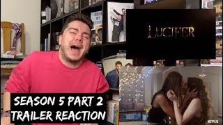 LUCIFER  SEASON 5 PART 2 TRAILER REACTION [upl. by Edyaj10]