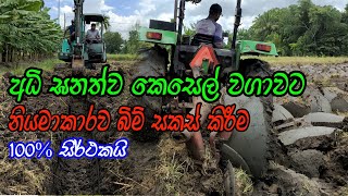 කෙසෙල් වගාවට නිවැරදිව බිම් සැකසීම  kesel wagawe bim sakaseema  dis nagula  kesel wagawa [upl. by Serdna]