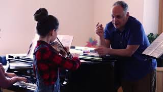 Miguel Negri Violin Masterclass Mozart Violin Sonata No 18 in G Major [upl. by Norre]