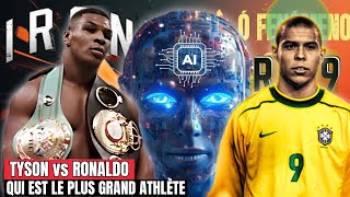 Mike Tyson vs Ronaldo Nazario  Qui est vraiment le plus grand athlète  Débat avec l’IA [upl. by Millian]