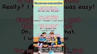 📝Classroom conversation  Daily school conversation in English  School dialogue Classroom language [upl. by Ambur687]