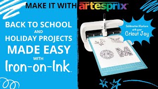 Back to School and Holiday Projects with Artesprix Sublimation Markers [upl. by Patt]