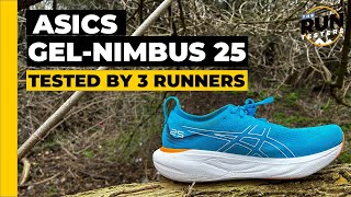 Asics GelNimbus 25 Review from 3 Runners Most comfortable running shoe of 2023 [upl. by Gurtner368]