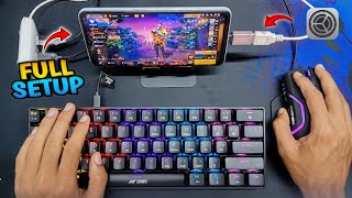 2024 😱 full setup keyboard and mouse in mobile কিবোর্ড এবং মাউস দিয়ে ফ্রি ফায়ার কিভাবে খেলবো [upl. by Anoel794]