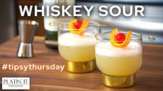 The BEST Whiskey Sour  Tipsy Thursday  Shorts Favourites [upl. by Fillbert]