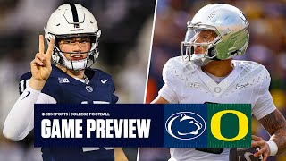 Big Ten Championship Game Preview No 3 Penn State vs No 1 Oregon [upl. by Nylsirhc]