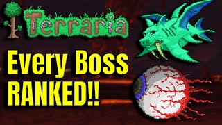 Ranking Every Boss In Terraria 144 [upl. by Kanal]