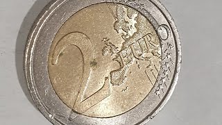 Austrian 2€ 2018 Super Error Defect Commemorative Coin youtube coin euro [upl. by Aiksa]