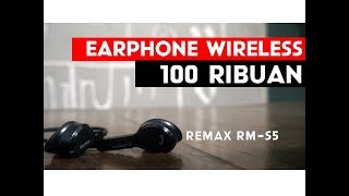 Review Remax RMS5 Sports Bluetooth Headset Indonesia [upl. by Maighdlin7]