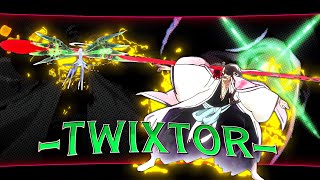 Kyoraku Shunsui Bankai vs Lille Barro Bleach TYBW Part 3 Episode 9 Twixtor Clips 4K  CC [upl. by Langelo]