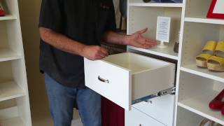 How to Remove A Drawer with Full Extension Guides [upl. by Ayeki148]