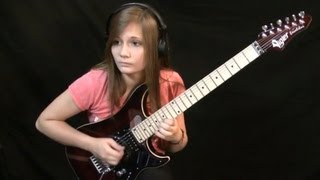 14jährige Gitarristin rockt das Netz [upl. by Alhahs928]