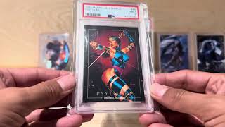 1992 Marvel Masterpieces Psylocke 65 PSA 9 MINT ebayscoops marvelmasterpieces psylocke psa [upl. by Tail]