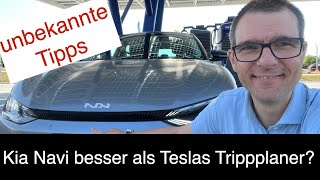 KiaNavi besser als Teslas Trippplaner Unbekannte Einstellmöglichkeiten  wertvolle neue Funktionen [upl. by Notsuj]