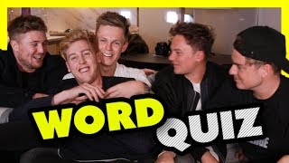 ONE WORD QUIZ ft Conor Maynard Caspar Lee Jack Maynard and Mikey [upl. by Tarrant220]