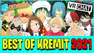 Best of KREMIT 2021 MHA VRChat and more [upl. by Wolfort]