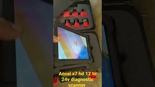 ancel x7 hd 12 to 24v diagnostic scanner for light truck and heavy truck [upl. by Baldridge]