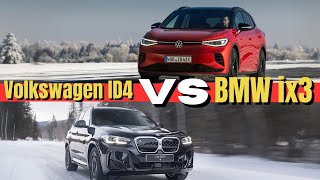 Volkswagen ID 4 GTX AWD 2024 VS BMW iX3 M Sport 2024 [upl. by Keen585]