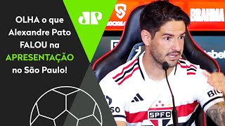 QUE FO quotÉ AMOR O São Paulo pra mim é DIFERENTE equot OLHA como Pato SE DECLAROU em APRESENTAÇÃO [upl. by Aihsotan866]