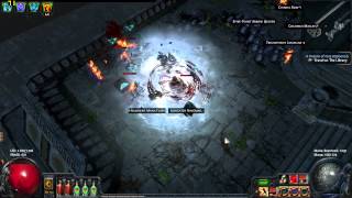 PoE  Diablo 2 Ice Blink imitation  110 AoE Freeze Cyclone [upl. by Anolahs44]