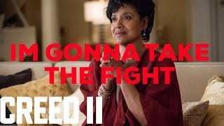 CREED 2 Adonis tells His mom he’s gonna Fight DRAGO 😬😬😬 [upl. by Irrac]