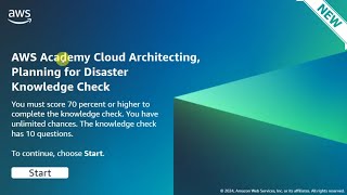 Module 16 Knowledge Check Answers  Planning For Disaster  AWS CLOUD ARCHITECTING  New amp Updated [upl. by Charles]