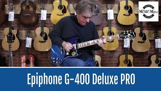 Epiphone G400 Deluxe PRO DEMO [upl. by Anaela]