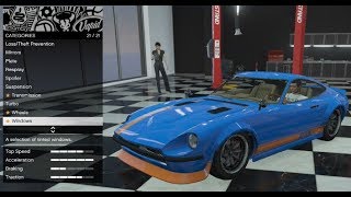 GTA 5  DLC Vehicle Customization Karin 190z and Review [upl. by Filler]