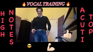 VOCAL TRAINING AFTER A MELOCCHI’S VOCALIZES SESSION  GIOVANNI RIBICHESU [upl. by Celina]