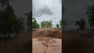 Trucks Gone Wild Colfax ‘24 high horsepower GMC s10 Jimmy wheelies into mud pit VOLUME UP [upl. by Lenwood]