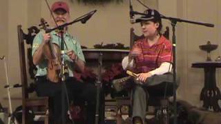 Thomsons play French Canadian wooden spoons fiddle foot percussion First Night Portsmouth 2009 [upl. by Gherardi]