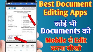 Best document editing apps for android [upl. by Yelda]