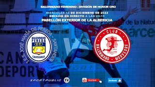 🤾‍♀️DIRECTO BALONMANO🤾‍♀️ UNEATLANTICO PEREDA vs C BM MORVEDRE [upl. by Eixel]