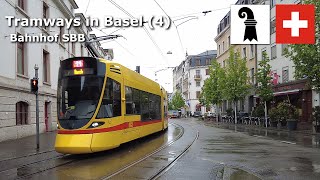 Tramways in Basel 1  April 2024 4K [upl. by Richers]