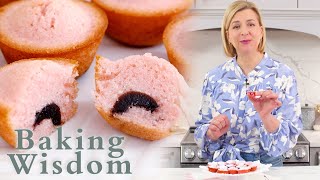 Anna Olson Makes Vegan Cherry Financier Cakes  Baking Wisdom [upl. by Cami]