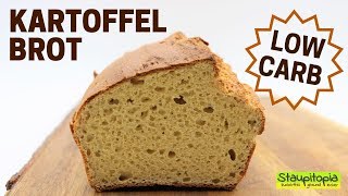 Geniales Low Carb Kartoffelbrot  Low Carb Brot Rezept mit Kartoffelfasern [upl. by Eelram639]