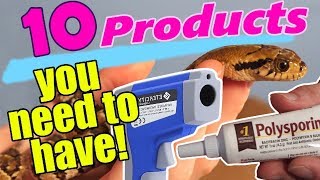 10 Products Every Snake Owner Should Have [upl. by Nedyrb]