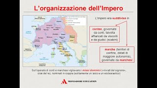 Carlo Magno e il Sacro Romano Impero 4  Lorganizzazione dellimpero carolingio cap 27 par 4 [upl. by Jarrad]